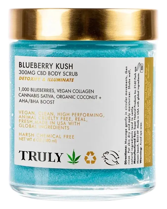 Truly Blueberry Hemp Body Scrub