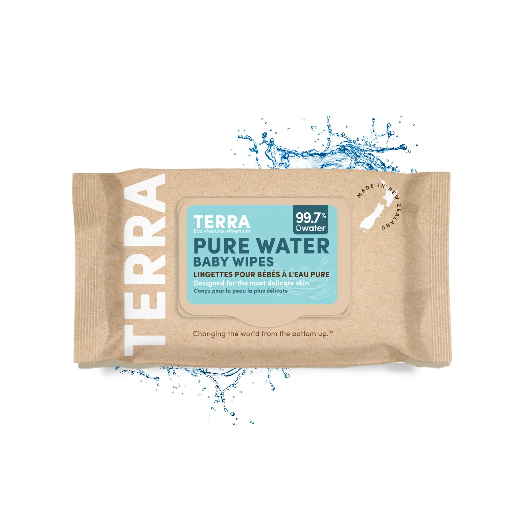 Terra Bamboo Baby Wipes Pure NZ Water