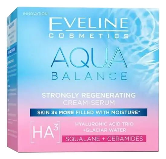 Eveline Aqua Balance Strongly Regenerating Cream-Serum