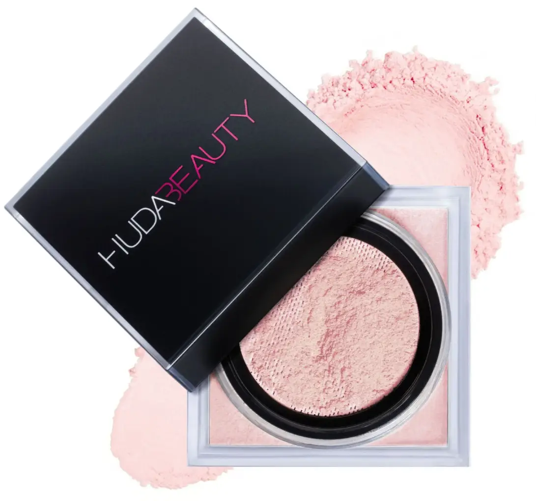 Huda Beauty Easy Bake Fragrance Free Loose Baking & Setting Powder Cherry Blossom