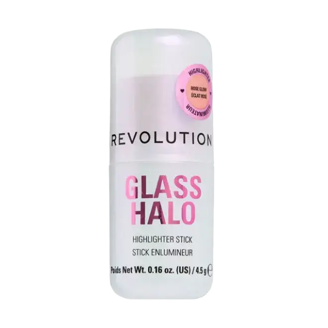 Revolution Beauty Glass Halo Highlighter Stick Rose Glow