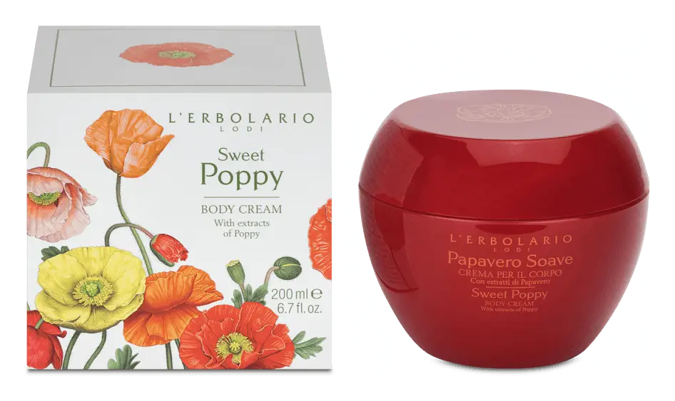 L'Erbolario Body Cream Sweet Poppy