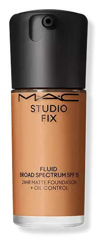 Mac Cosmetics Studio Fix Fluid SPF 15 24HR Matte Foundation + Oil Control NC45