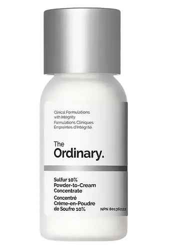 The Ordinary Sulfur 10% Powder-to-Cream Concentrate Acne Spot Treatment