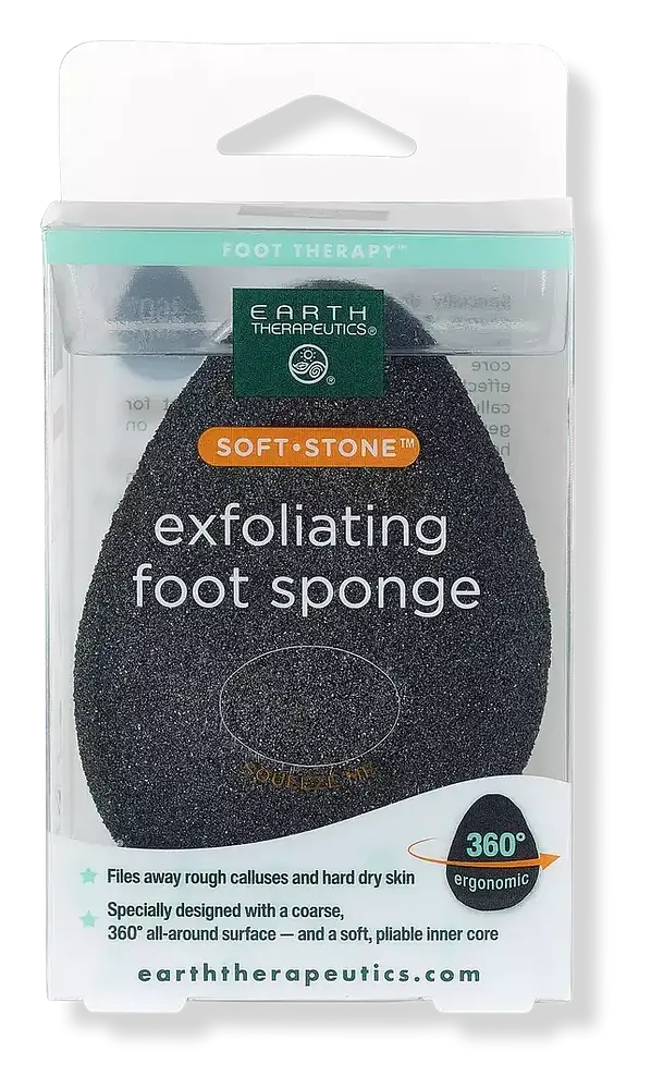 Earth Therapeutics Soft Stone Exfoliating Foot Sponge