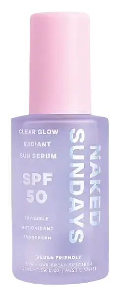 Naked Sundays SPF50 Clear Glow Radiant Sunscreen Serum