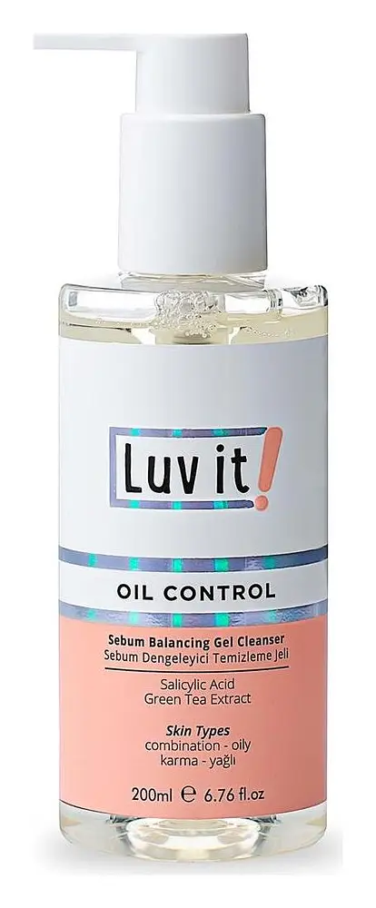 Luv it! Oil Control Sebum Balancing Gel Cleanser