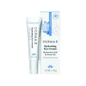Derma E Hydrating Eye Cream with Hyaluronic Acid & Green Tea
