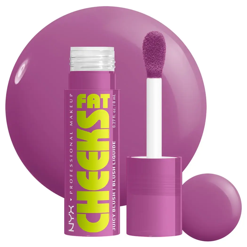 NYX Cosmetics Fat Cheeks Juicy Liquid Blush Blueberry Burst