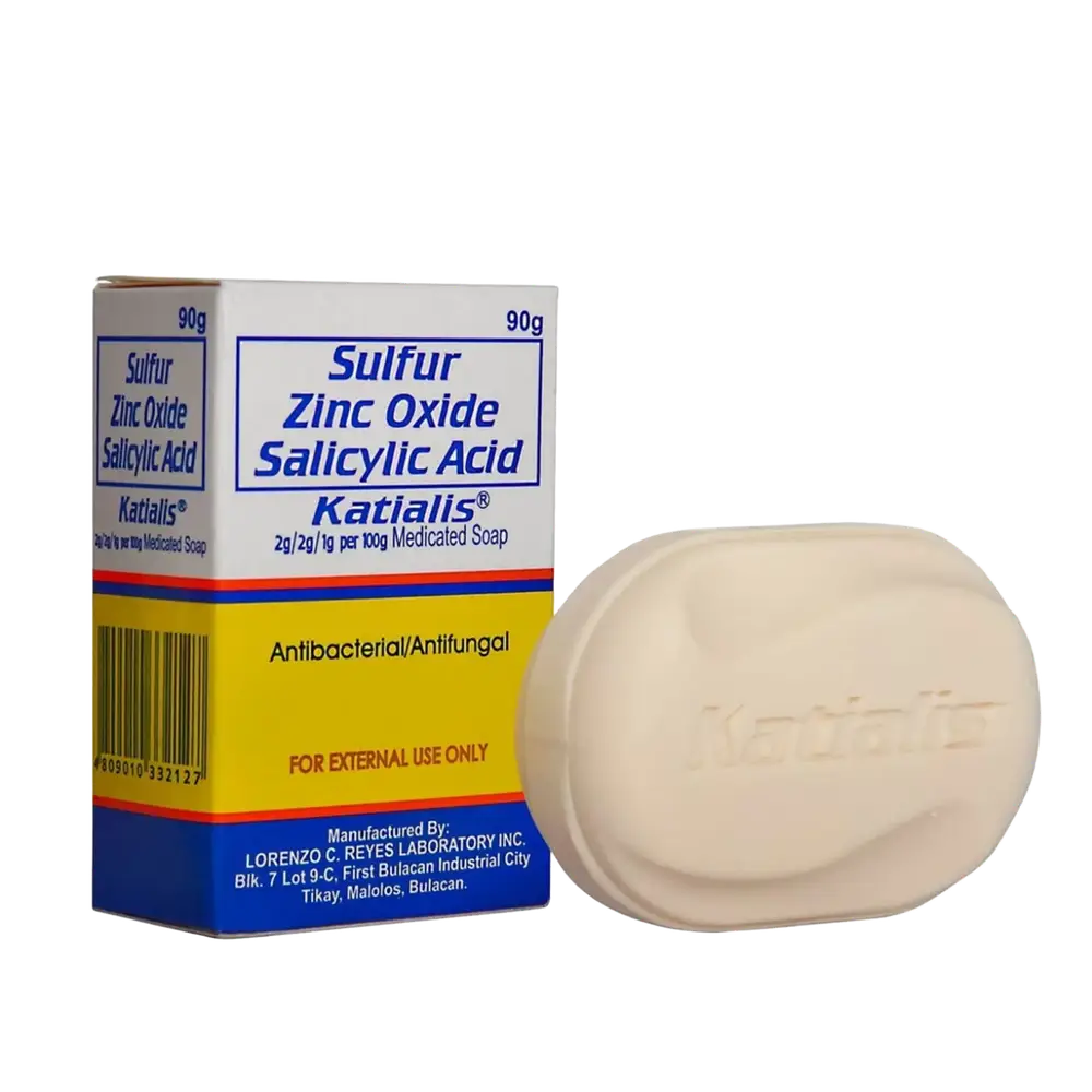 Katialis Sulfur, Zinc Oxide, Salicylic Acid Anti Fungal Medicated Soap