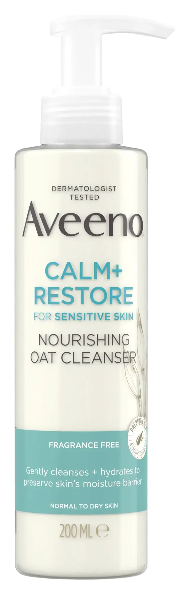 Aveeno Calm + Restore  Nourishing Oat Cleanser For Sensitive Skin UK