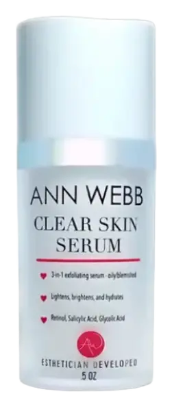 Ann Webb Skin Care Clear Skin Serum