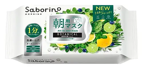 Saborino Botanical Morning Mask Citrus Leaf