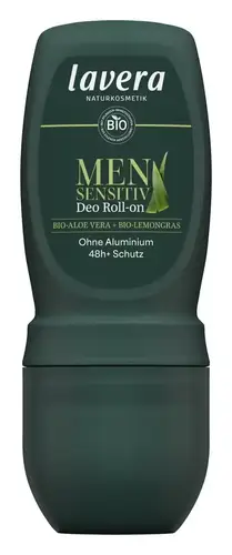 Lavera Men Sensitiv Deo Roll-On 48h Bio-Aloe Vera & Bio-Lemongras