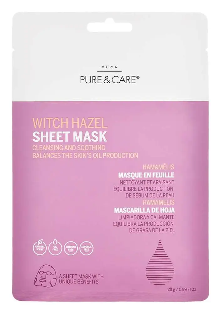 Puca – Pure & Care Witch Hazel Sheet Mask
