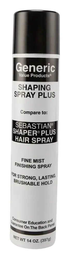 Generic Value Products Shaping Spray Plus Hair Spray Compare To Sebastian Shaper Plus Hair Spray