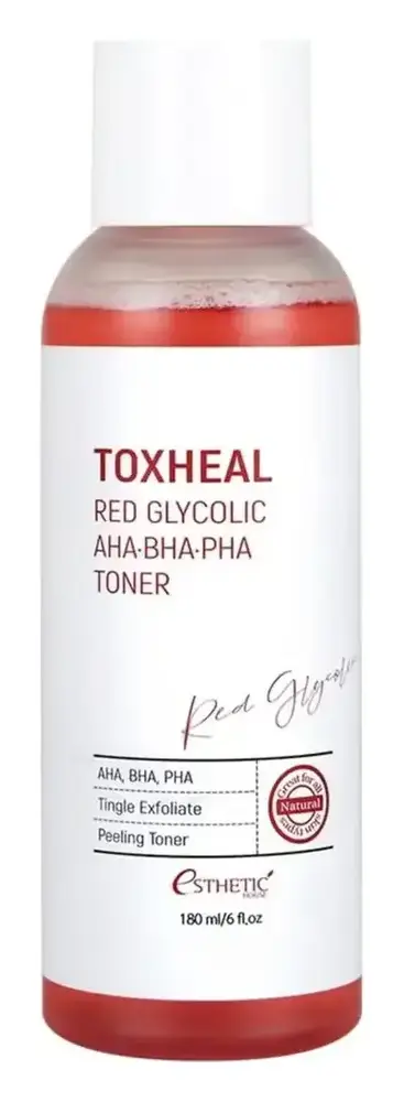 Esthetic House Toxheal Red Glycolic AHA BHA PHA Toner