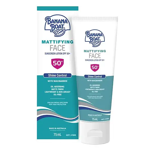 Banana Boat Mattifying Face Sunscreen Lotion SPF 50+