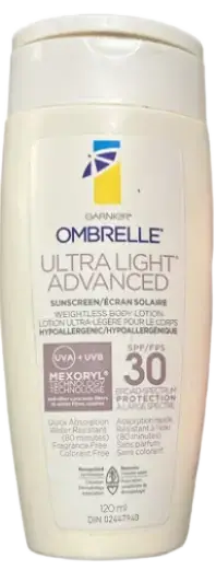 Garnier Ombrelle Ultra Light Advanced Body Lotion SPF 30
