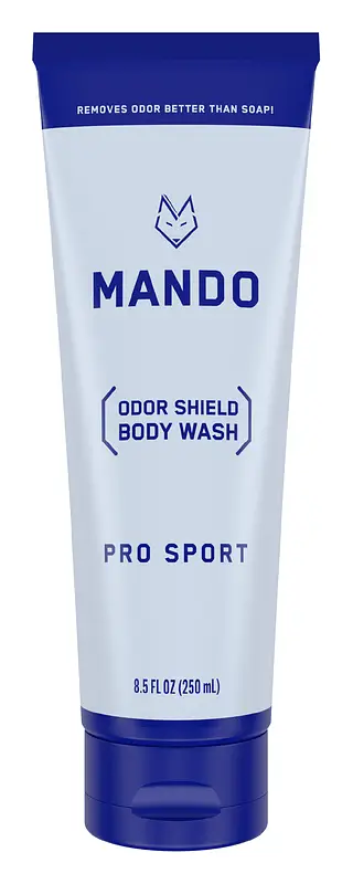 Mando Odor Shield Acidified Body Wash Pro Sport