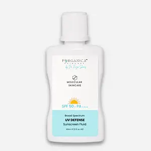 Forganica Skincare Broad Spectrum UV Defense Sunscreen Fluid SPF 50+