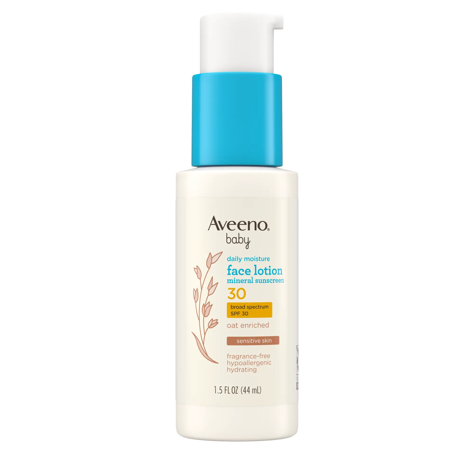 Aveeno Baby Daily Moisture Face Lotion & Mineral Sunscreen SPF 30