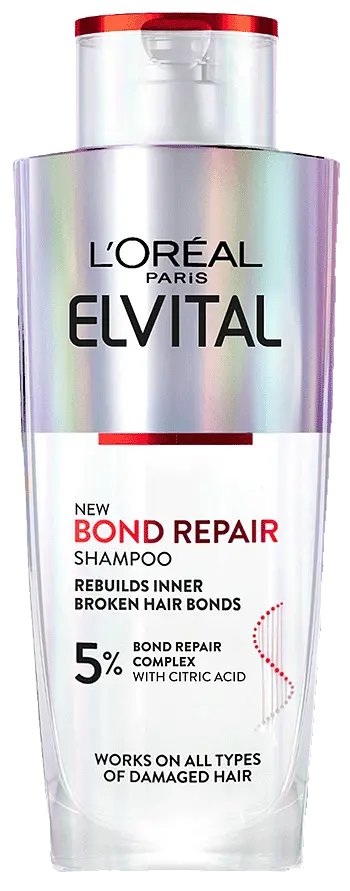L'Oreal Elvital Bond Repair Rescue Shampoo 5 % bond repair Complex with Citric Acid