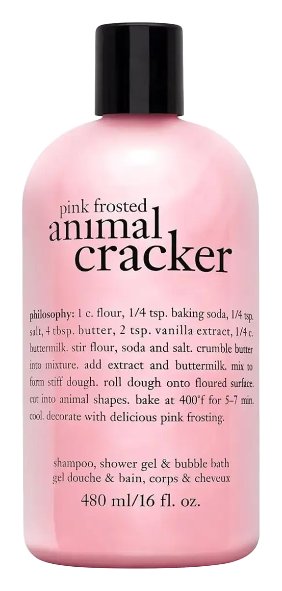 Philosophy 3-in-1 Bath & Shower Gel Pink Frosted Animal Cracker