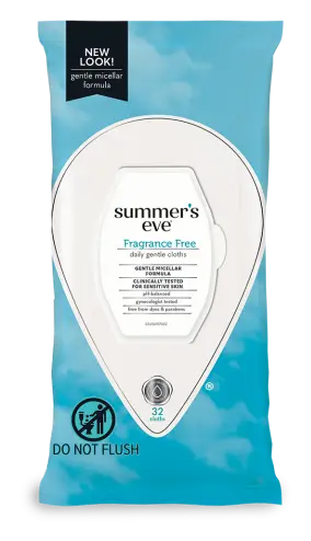 Summer’s Eve Fragrance Free Daily Gentle Cloths