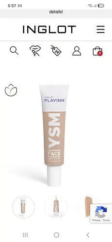 Inglot Playinn YSM Smoothing Face Foundation