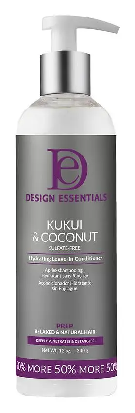 Design Essentials Kukui And Coconut Hydrating Leave-In Conditioner