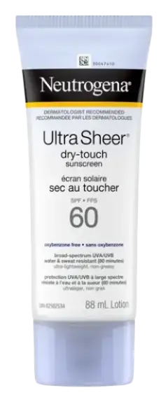 Neutrogena Ultra Sheer Dry-Touch Sunscreen SPF60