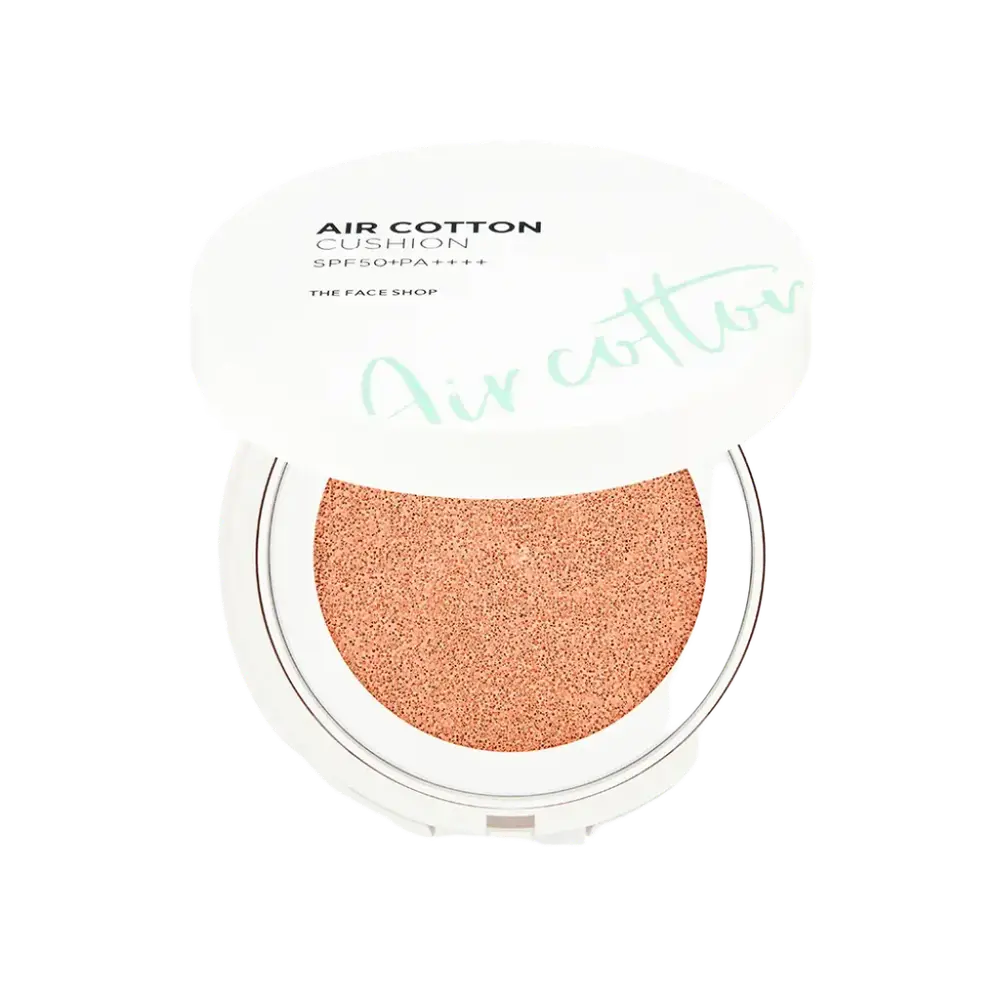 The Face Shop Air Cotton Cushion SPF 50+ 205 Dark Beige