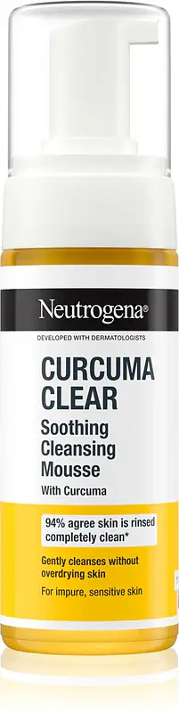 Neutrogena Curcuma Clear Soothing Cleansing Mousse