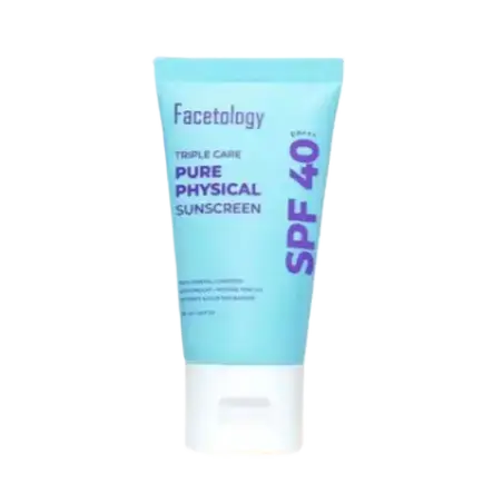 Facetology Triple Care Pure Physical Sunscreen SPF 40