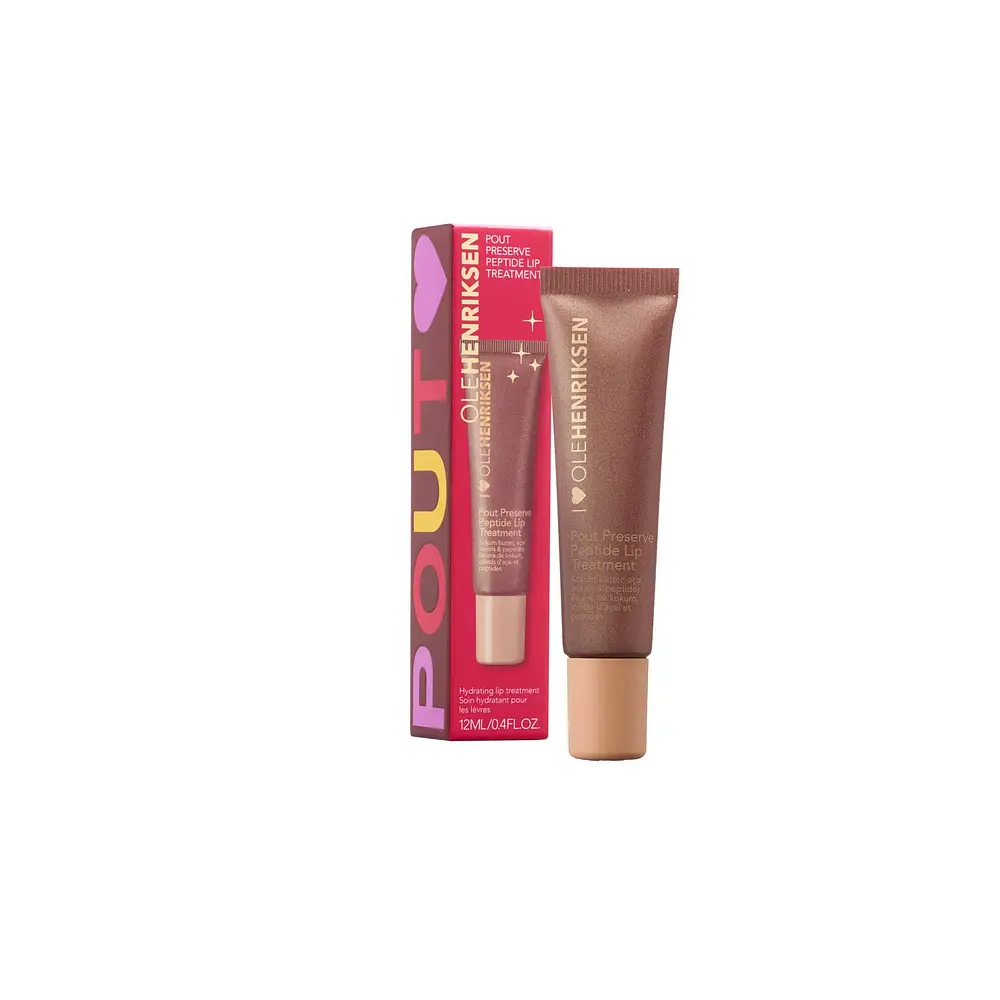 Olehenriksen Pout Preserve Peptide Lip Treatment Glimmer Coco Crème