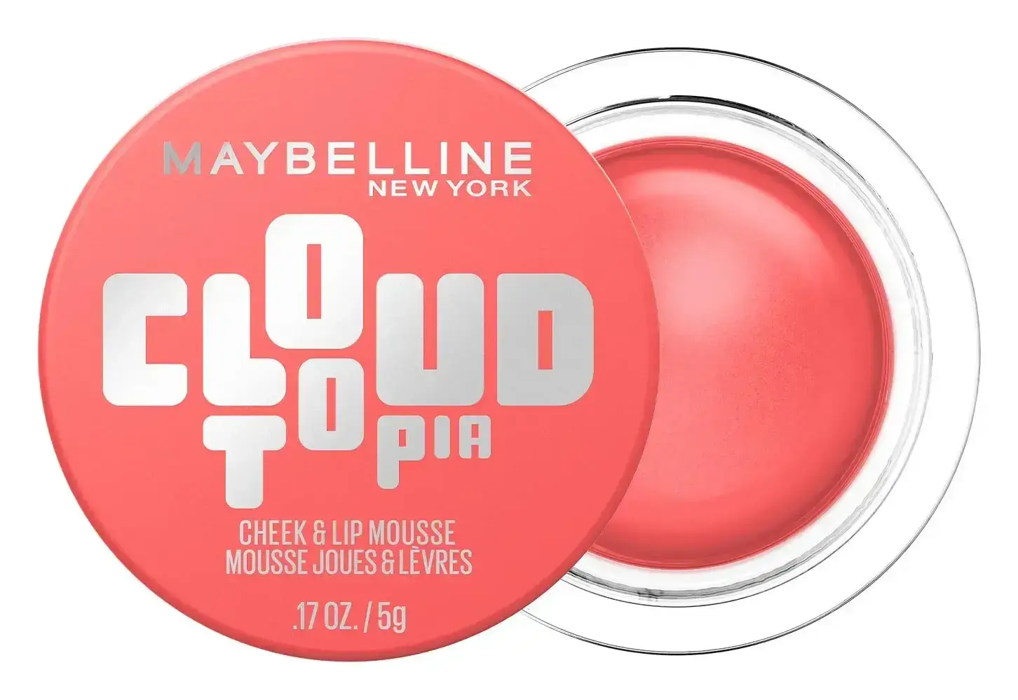 Maybelline Cloudtopia Cheek & Lip Mousse Blush Coral Illusion