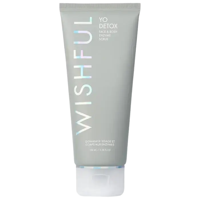 Wishful Yo Detox Charcoal Face & Body Enzyme Scrub