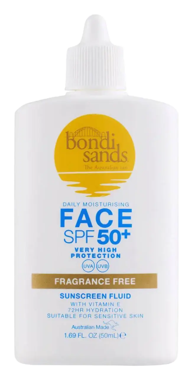 bondi sands SPF 50+ Fragrance Free Face Fluid