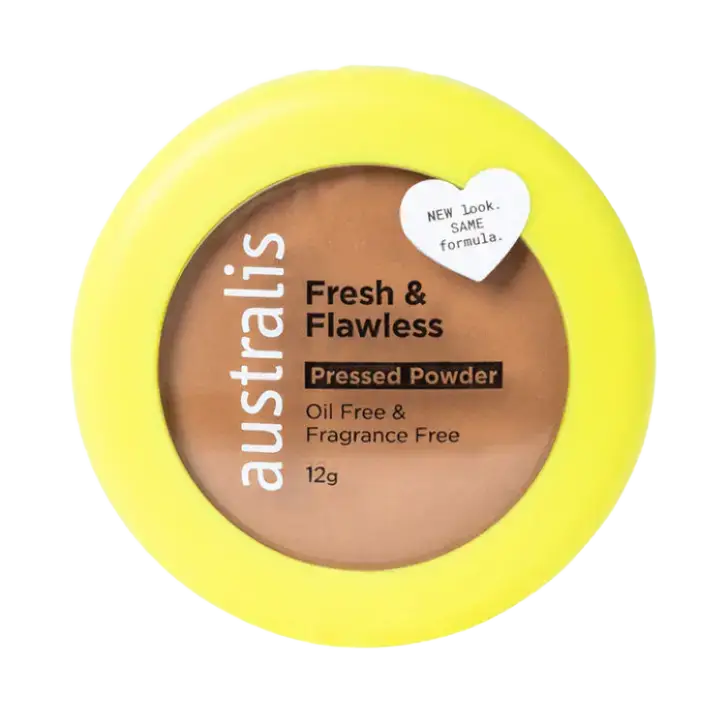 Australis Fresh & Flawless Pressed Powder Darkest Olive