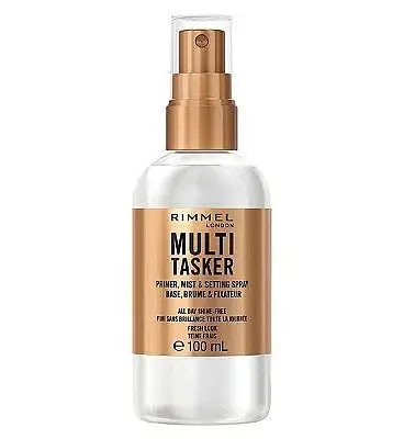 Rimmel London Multi Tasker Primer, Mist & Setting Spray Clear