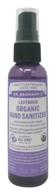 Dr. Bronner's Organic Hand Sanitizer Lavender