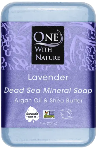 One With Nature Dead Sea Mineral Soap Lavender