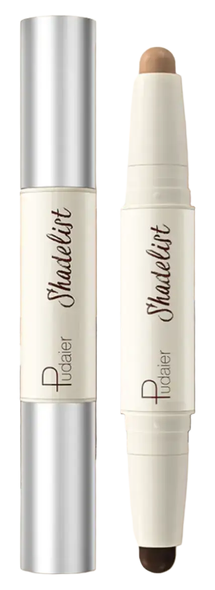 Pudaier 2-In-1 Contour & Highlight Pen #04 Pine & Espresso
