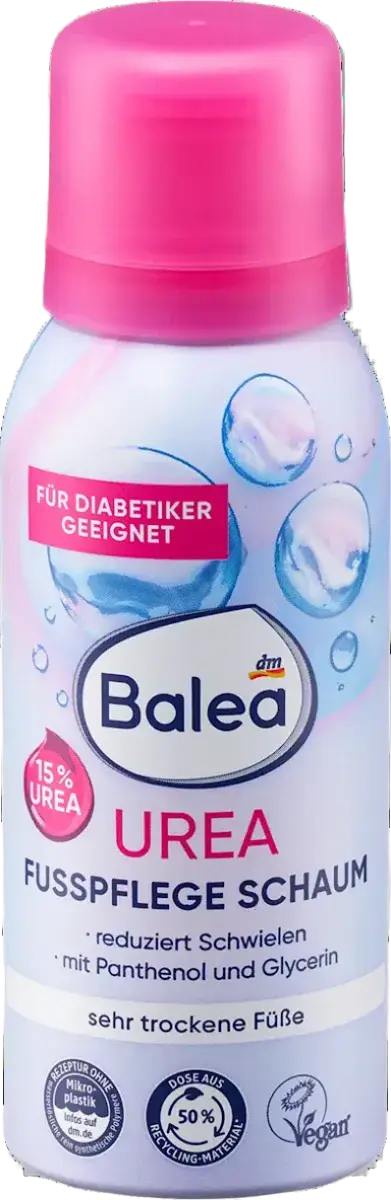 Balea Urea Fusspflege Schaum