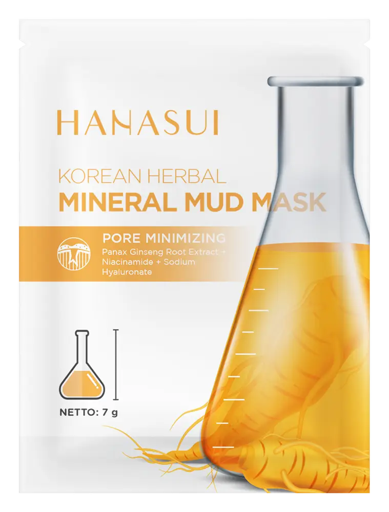 Hanasui Mineral Mud Mask Korean Herbal