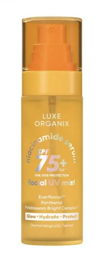 Luxe Organix Niacinamide Serum SPF 75+ PA++++ Facial UV Mist