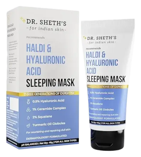 Dr. Sheth's Haldi & Hyaluronic Acid Sleeping Mask