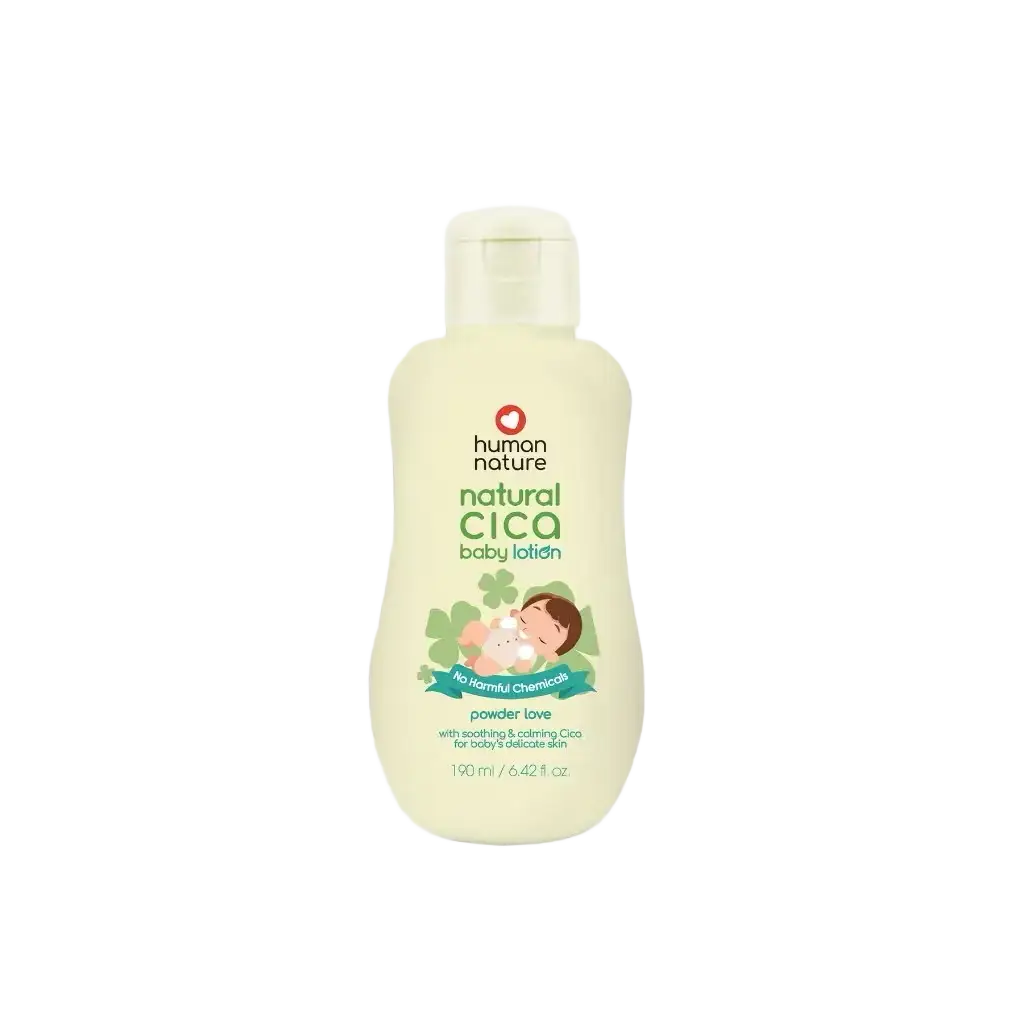 Human Nature Natural Cica Baby Lotion Powder Love
