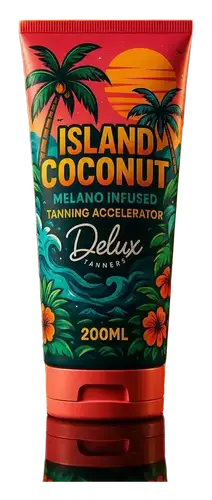 Delux Tanners Melano Infused Tanning Accelerator Island Coconut